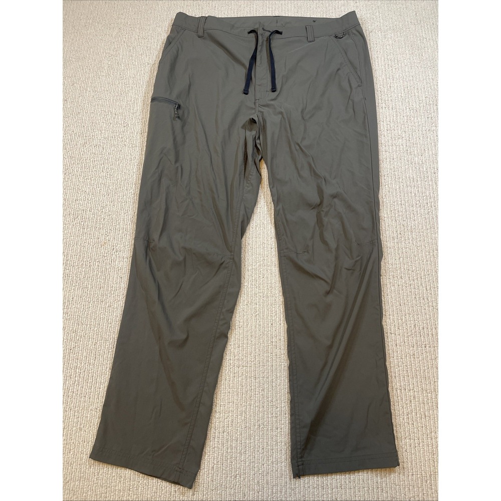 REI Co-op Trailmade Pants Mens 36x30  Taupe Hiking Stretch